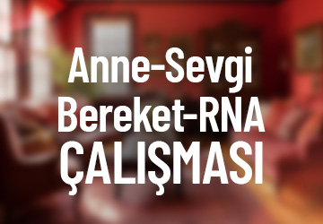 ANNE - SEVGİ - BEREKET - RNA ÇALIŞMASI