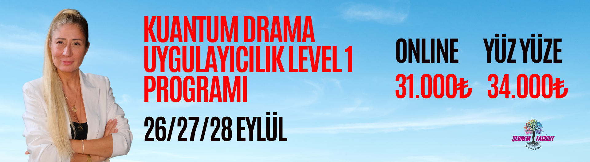 Kuantum Drama Uygulayıcılık Level 1 - Yüz Yüze